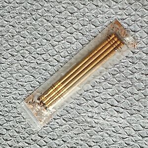 Luxie 4 Piece Gold Shimmer Eyeshadow Brush Set